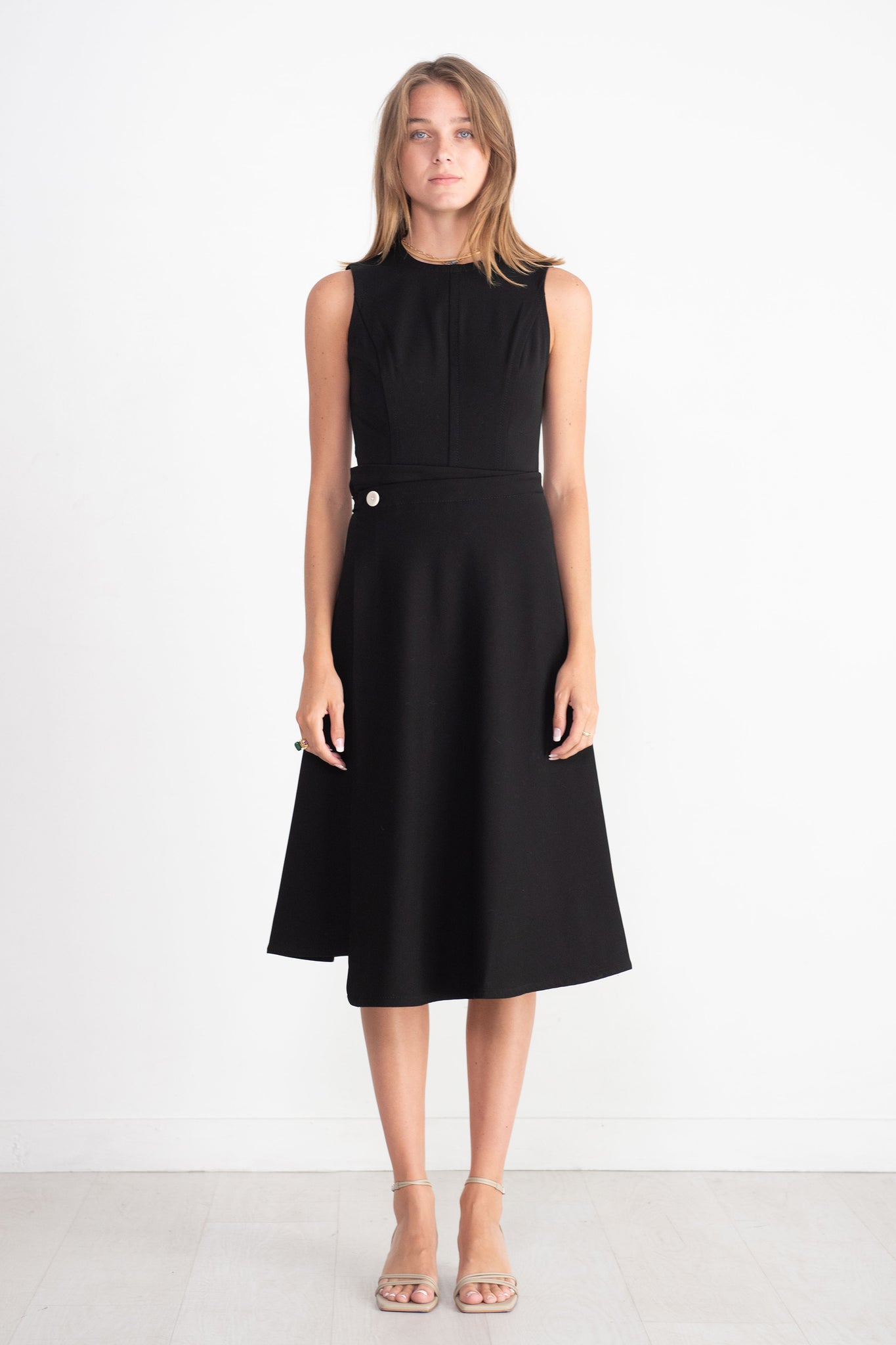 Proenza Schouler White Label - Ivy Wrap Dress, Black