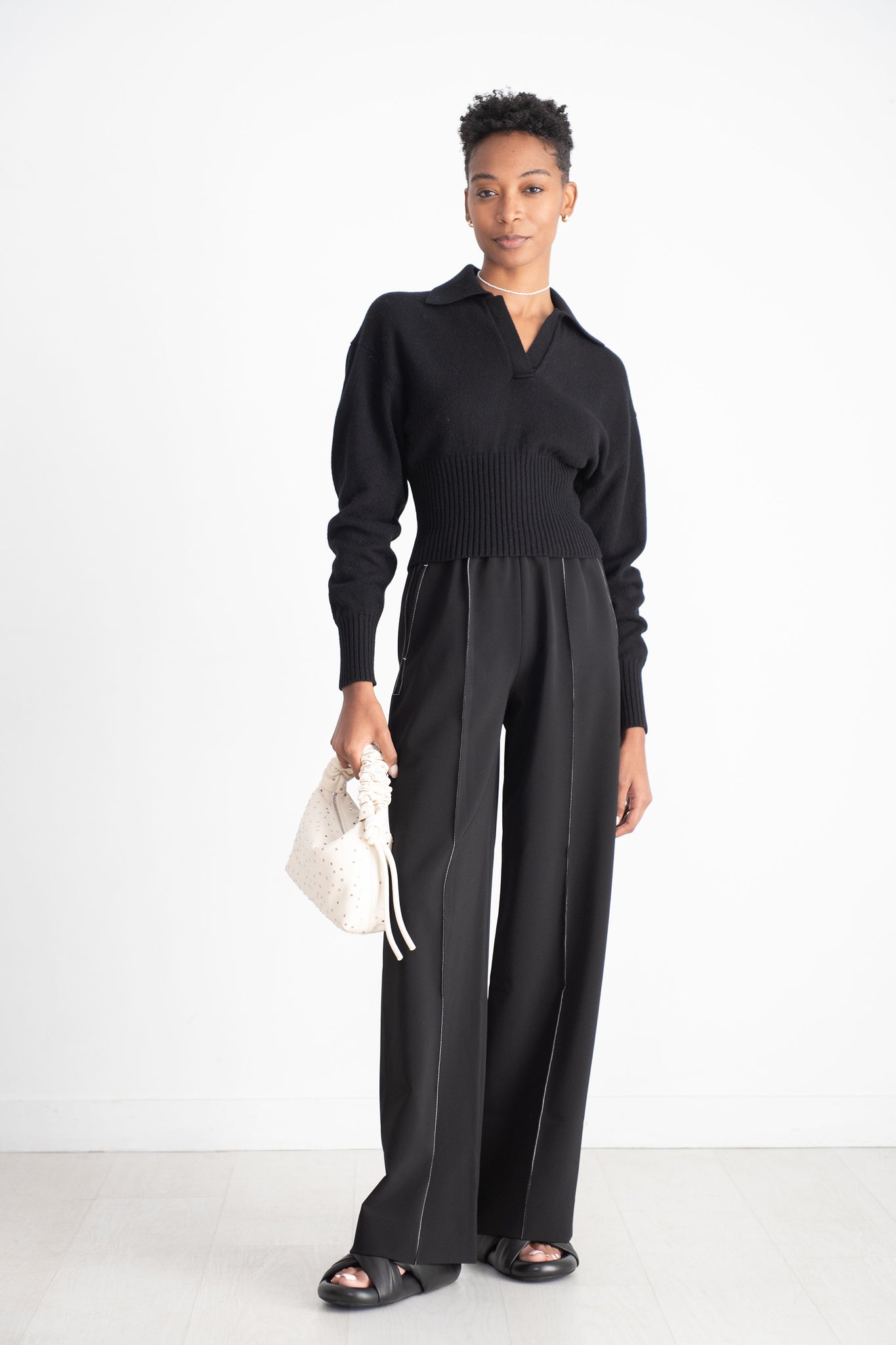 proenza schouler - Jeanne Polo, Black