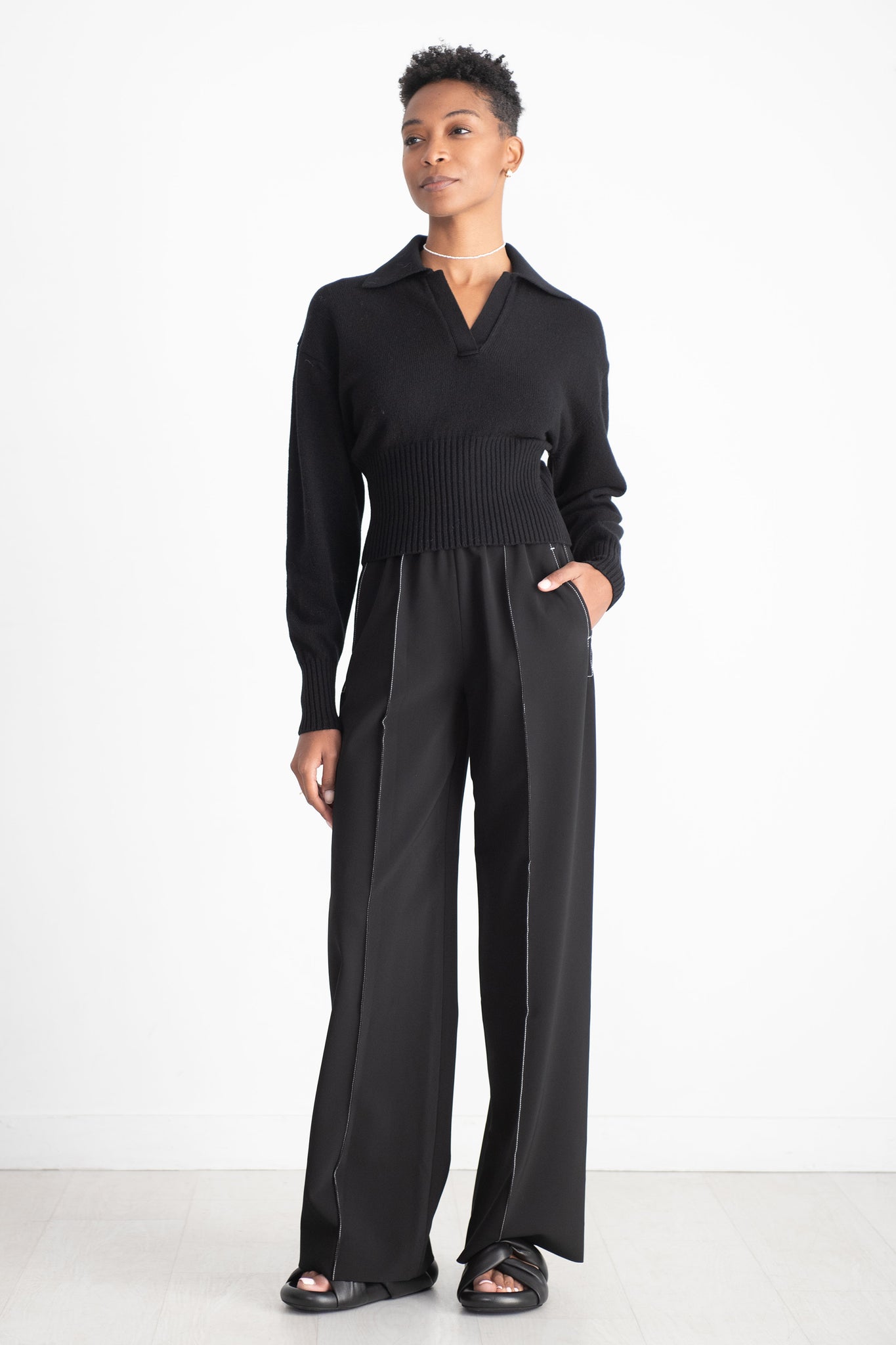 proenza schouler - Jeanne Polo, Black