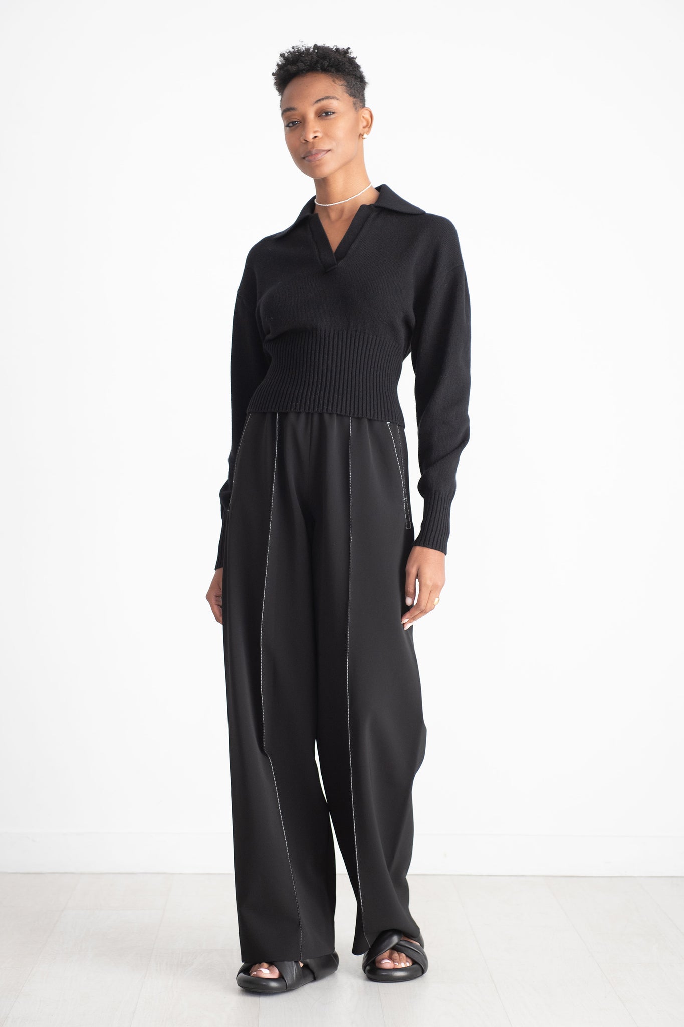 proenza schouler - Jeanne Polo, Black