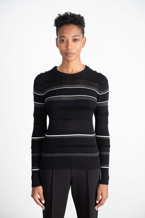 proenza schouler - Judy Sweater, Black Multi