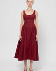 Kendall Dress, Claret