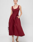 Kendall Dress, Claret