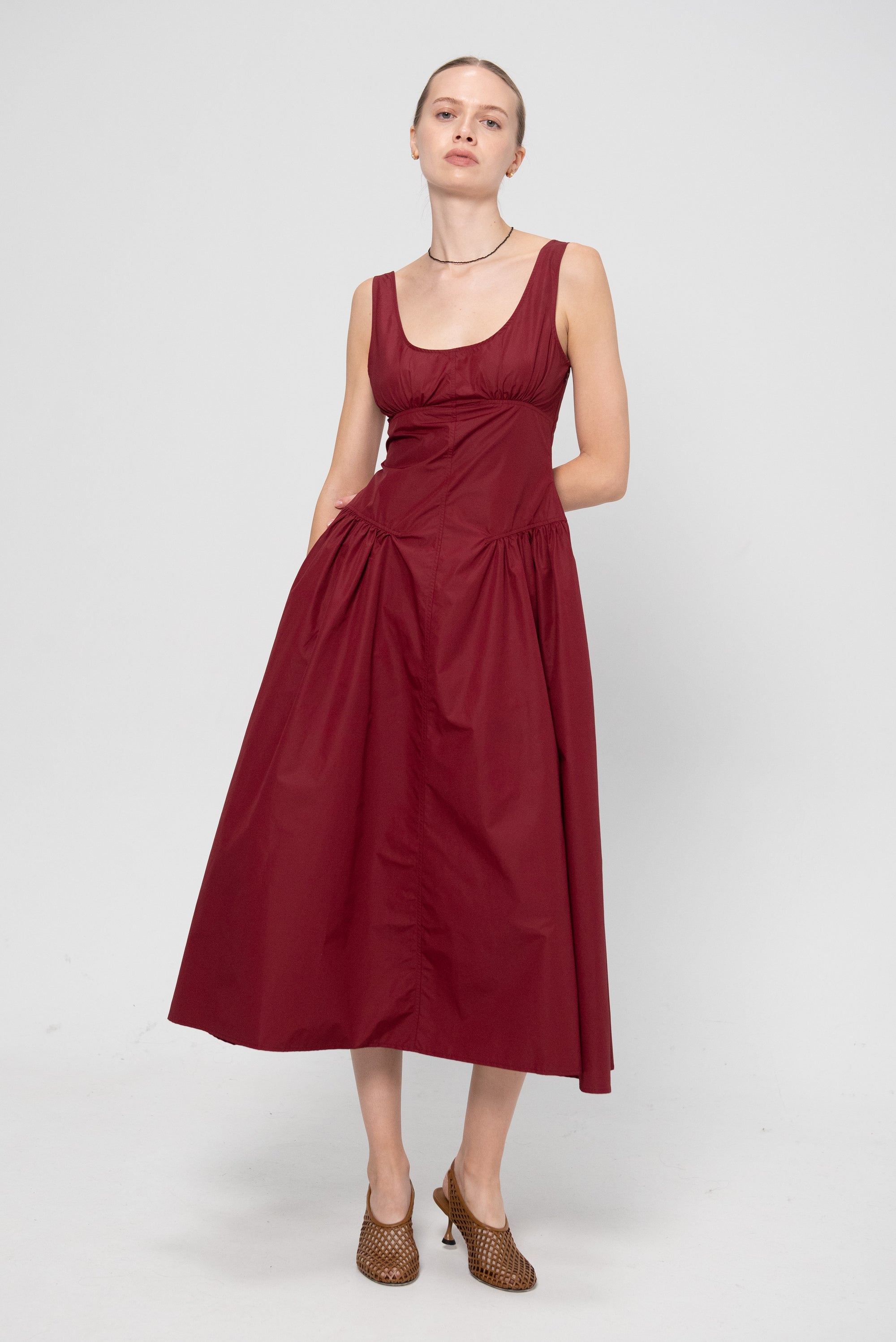 Kendall Dress, Claret