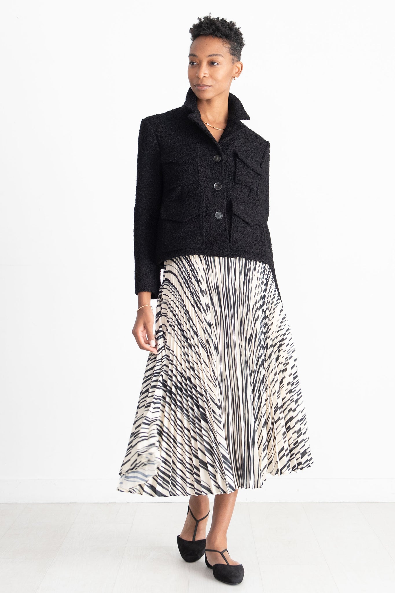 proenza schouler - Korine Skirt, Ecru Multi