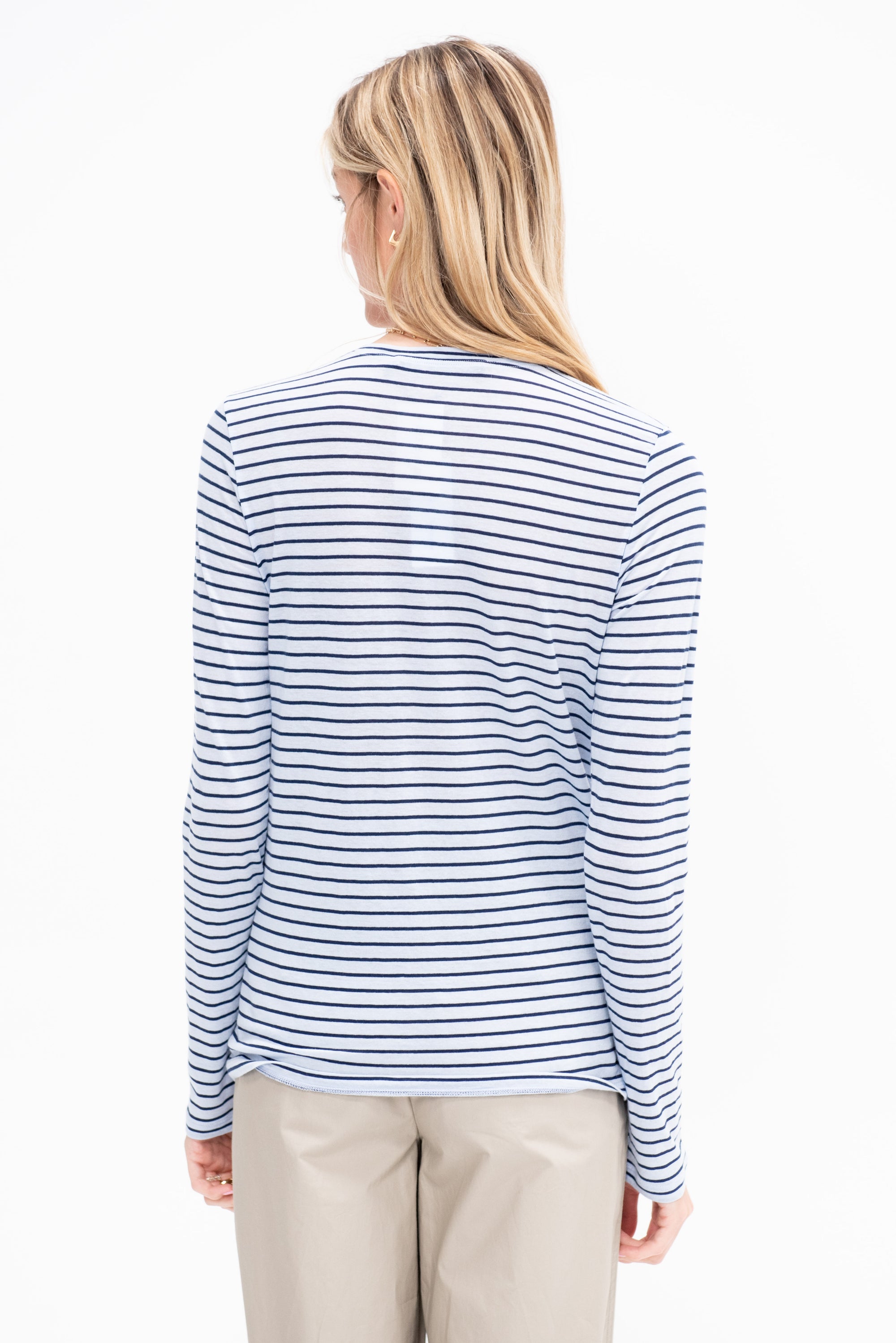 Mia T-Shirt, Chambray Multi