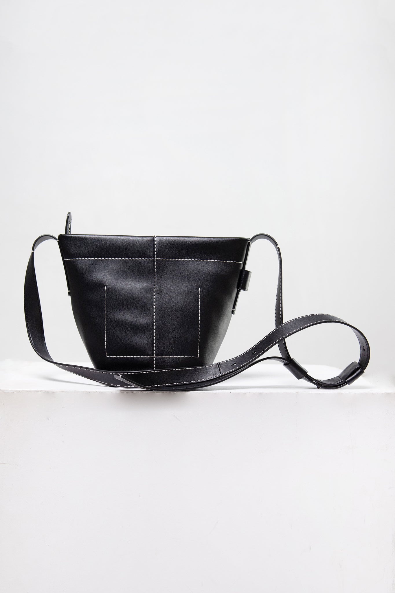 Proenza Schouler White Label - Barrow Mini Bucket Bag, Black
