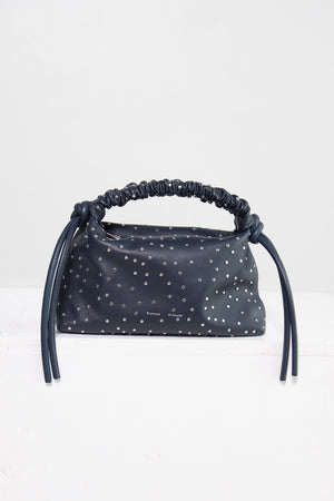 proenza schouler - Studded Mini Drawstring Bag, Dark Navy