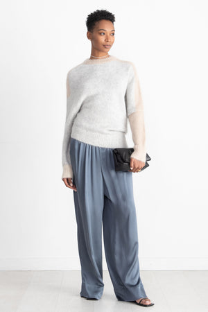 proenza schouler - Patti Sweater, Light Grey Multi