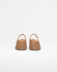 Tee Perforated Slingback Pumps, Mud