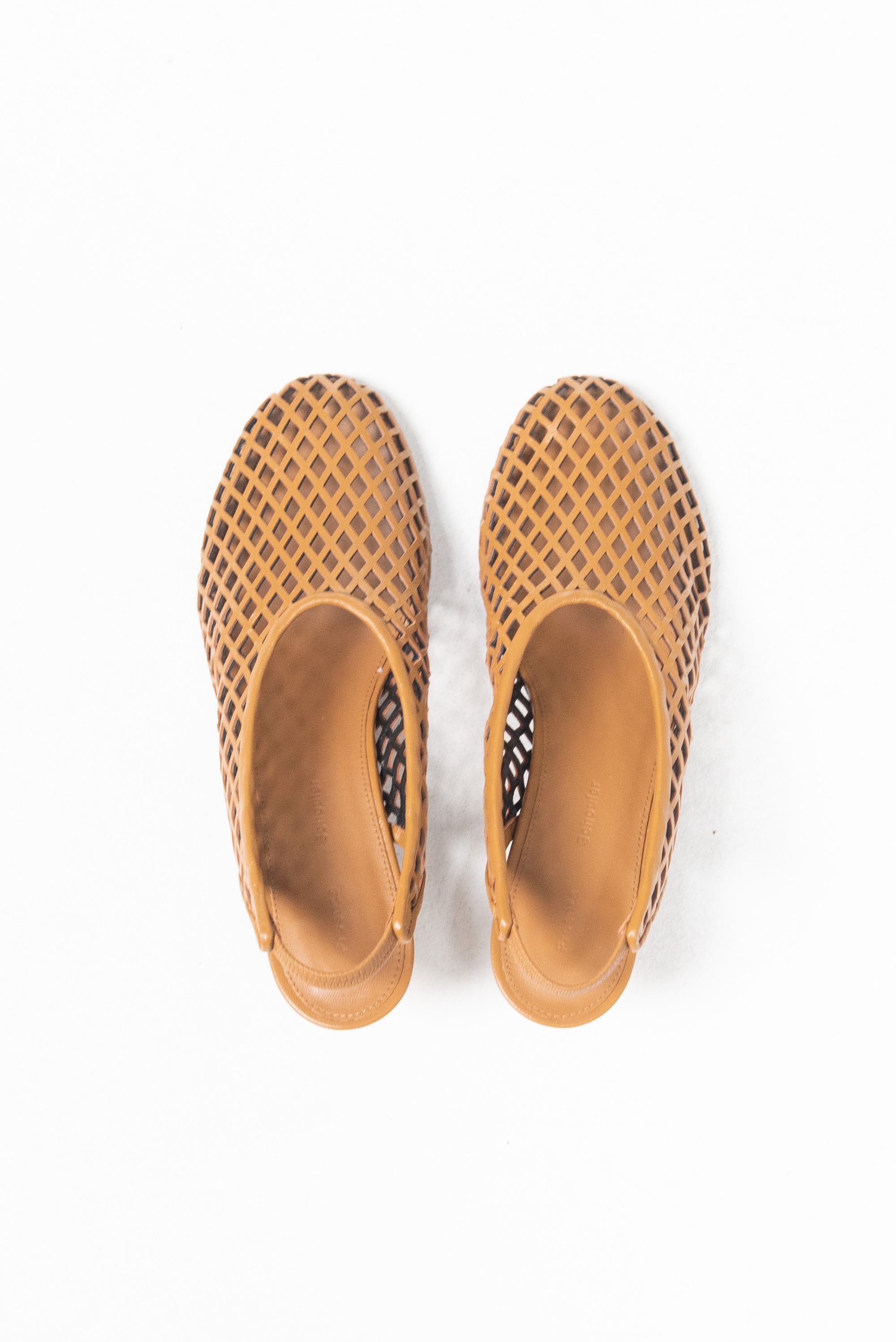 Tee Perforated Slingback Pumps, Mud