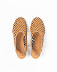Tee Perforated Slingback Pumps, Mud