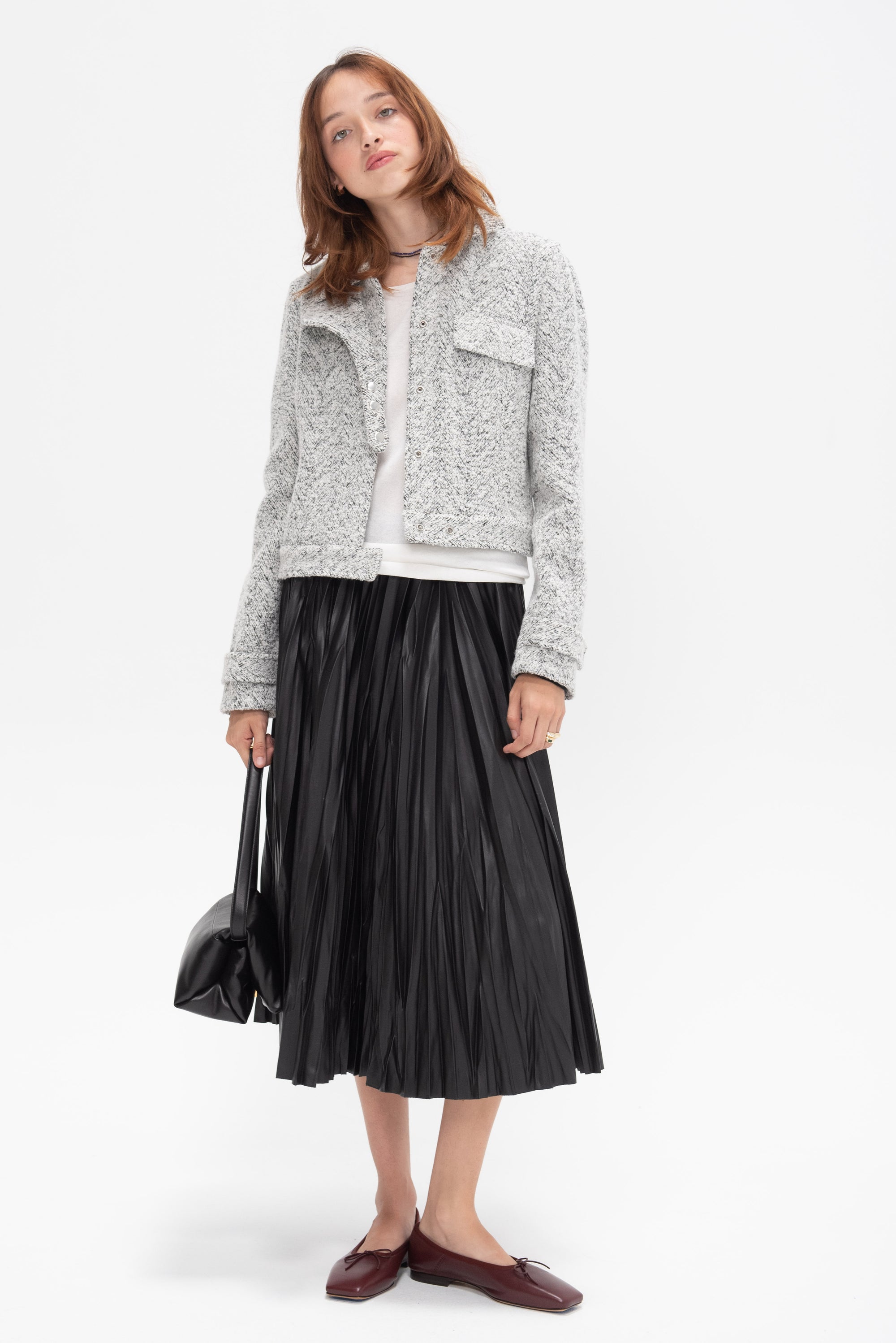 PROENZA SCHOULER - Rivers Jacket, Black &amp; Off White