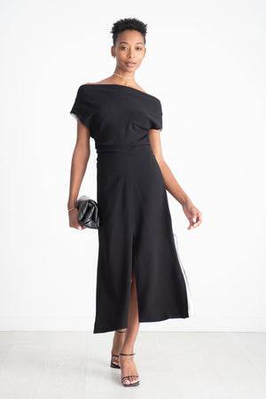 proenza schouler - Rosa Off The Shoulder Dress, Black