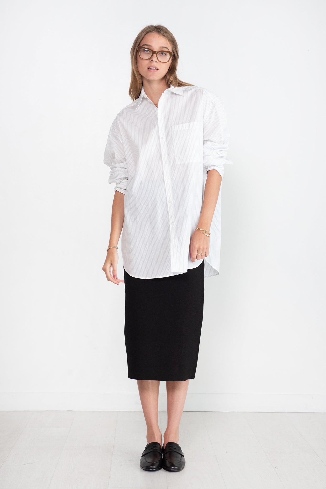 proenza schouler - Silk Viscose Skirt, Black
