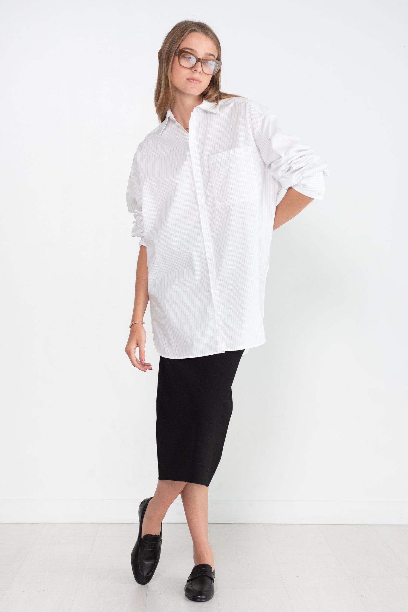 proenza schouler - Silk Viscose Skirt, Black