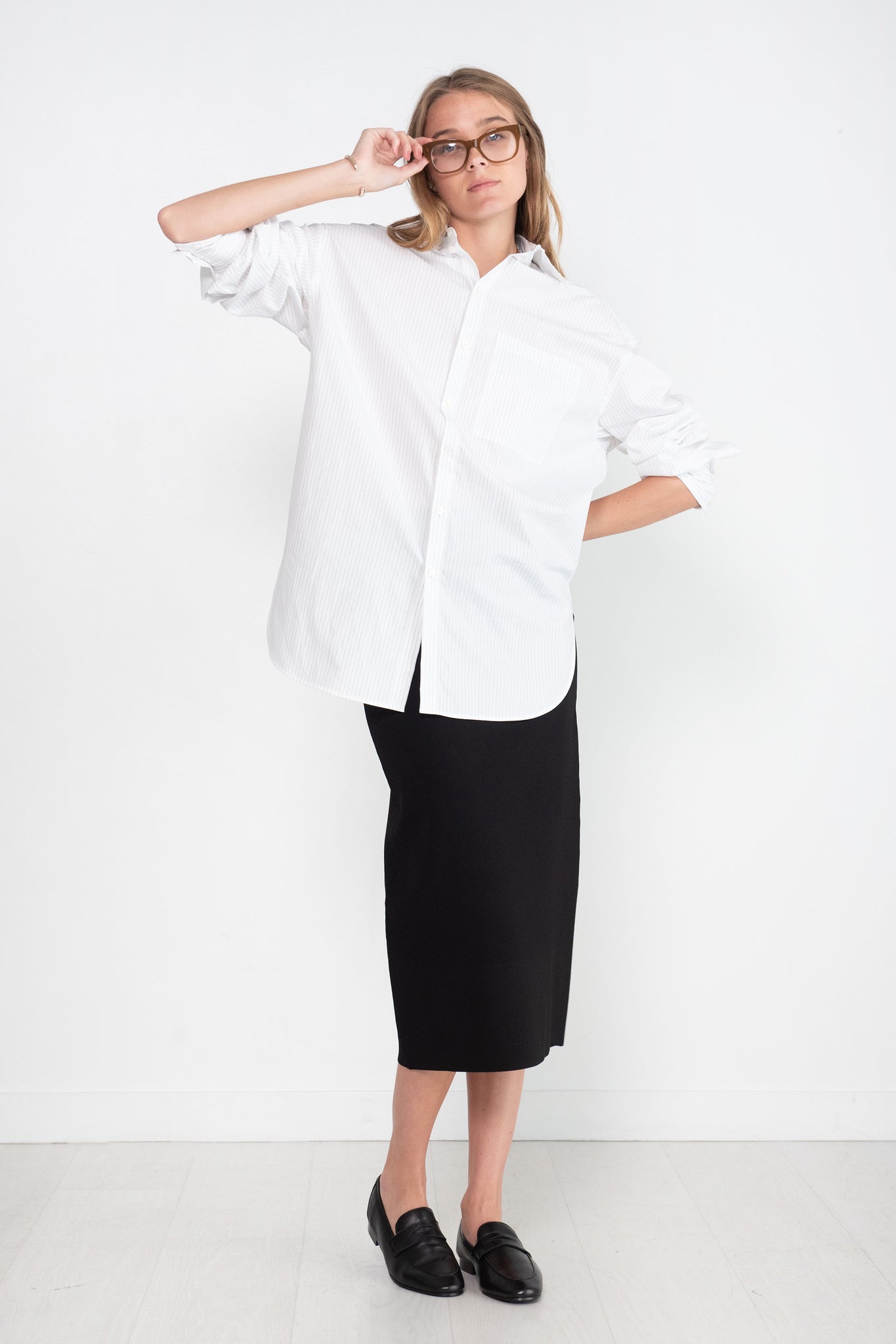 proenza schouler - Silk Viscose Skirt, Black