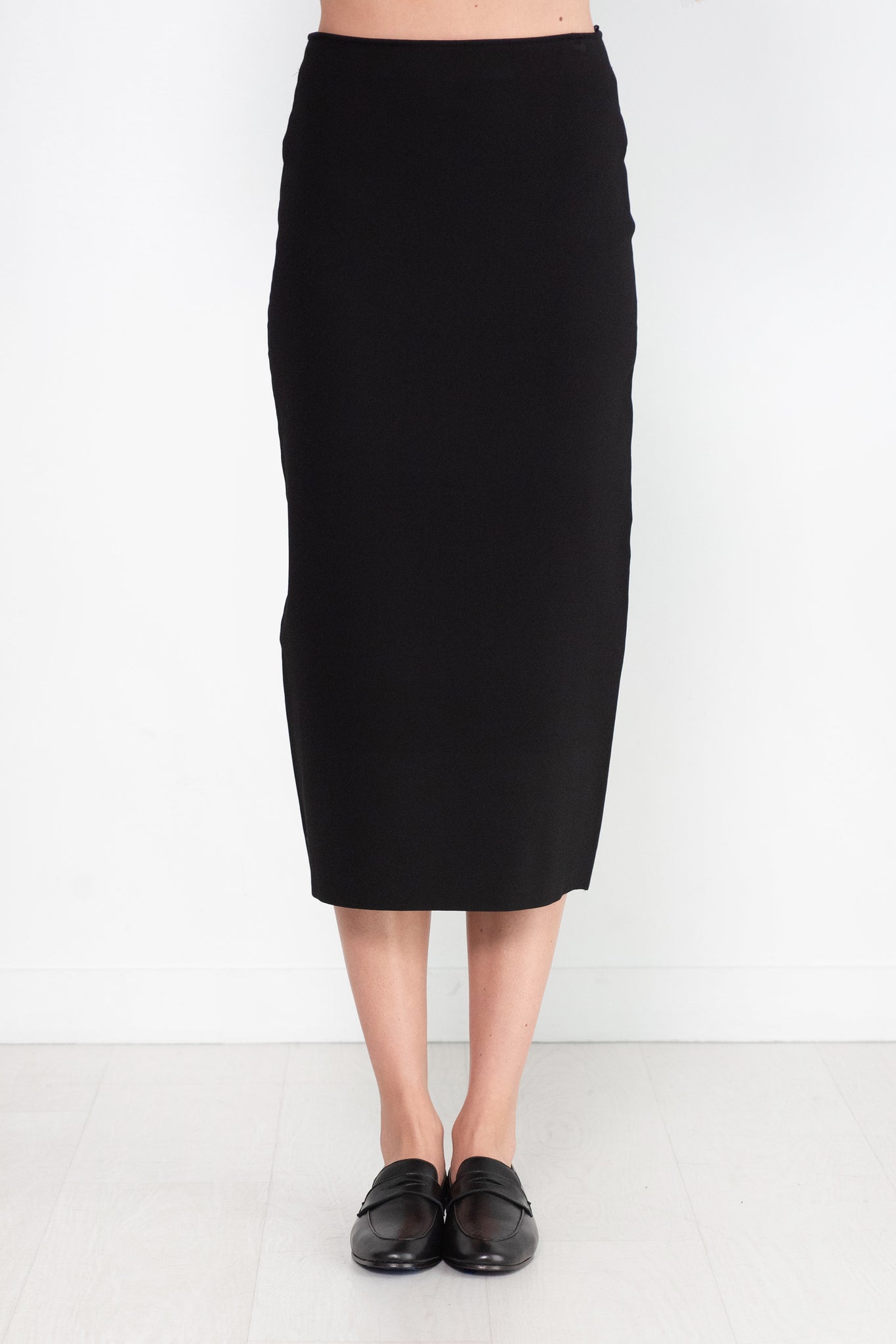 proenza schouler - Silk Viscose Skirt, Black