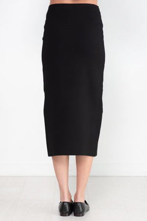 proenza schouler - Silk Viscose Skirt, Black