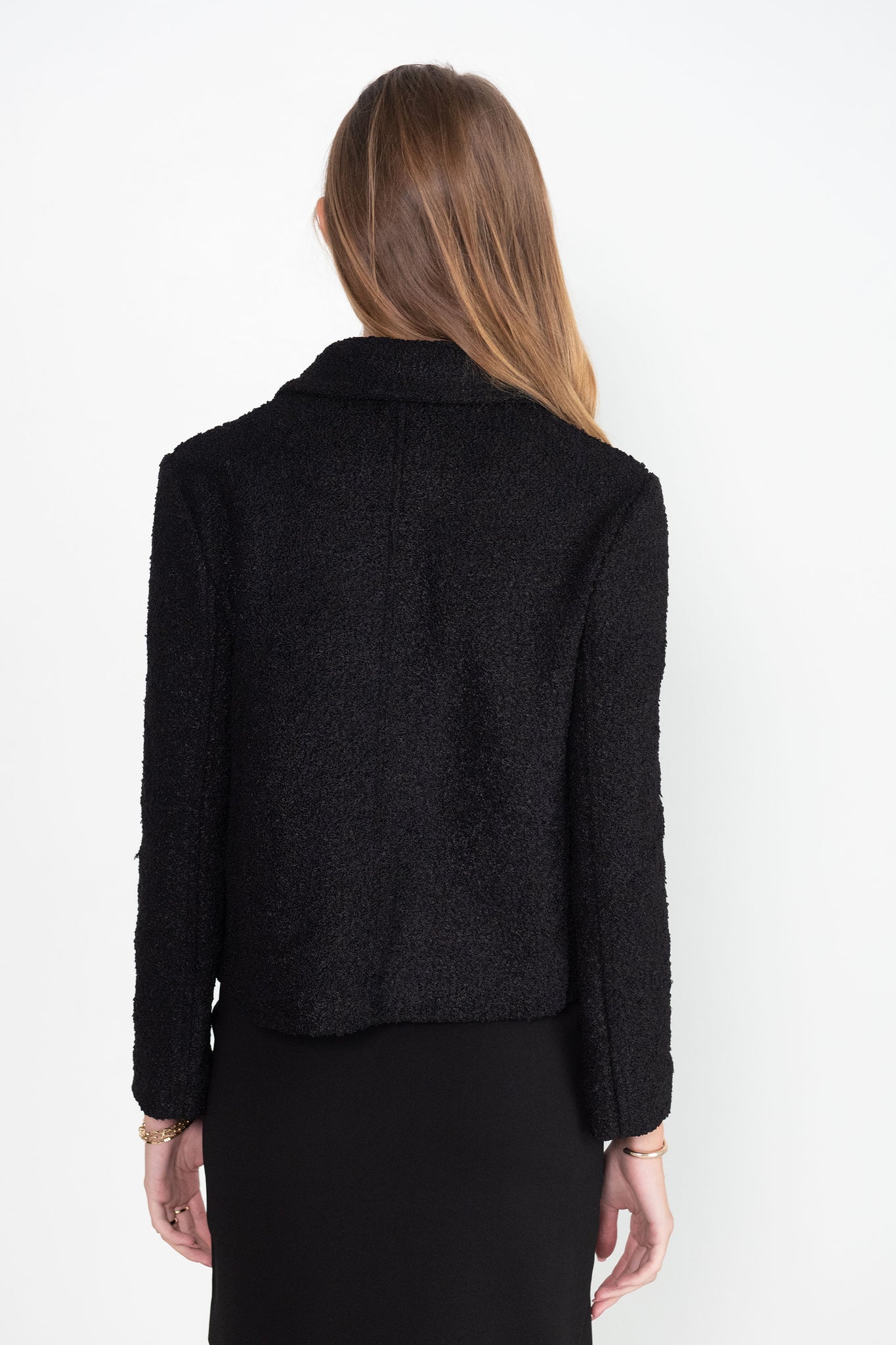 proenza schouler - Terry Tweed Jacket, Black