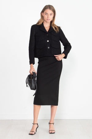 proenza schouler - Terry Tweed Jacket, Black
