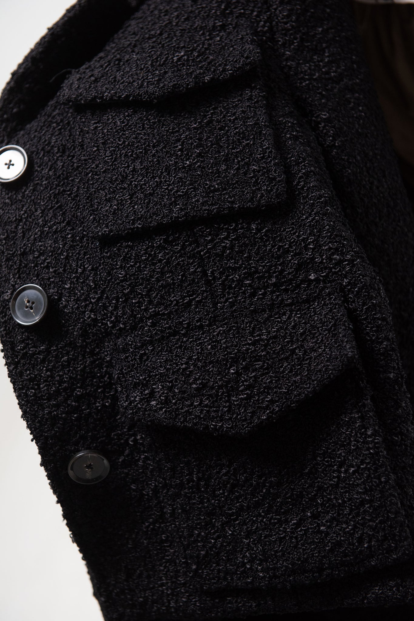 proenza schouler - Terry Tweed Jacket, Black