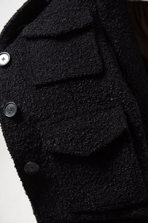 proenza schouler - Terry Tweed Jacket, Black