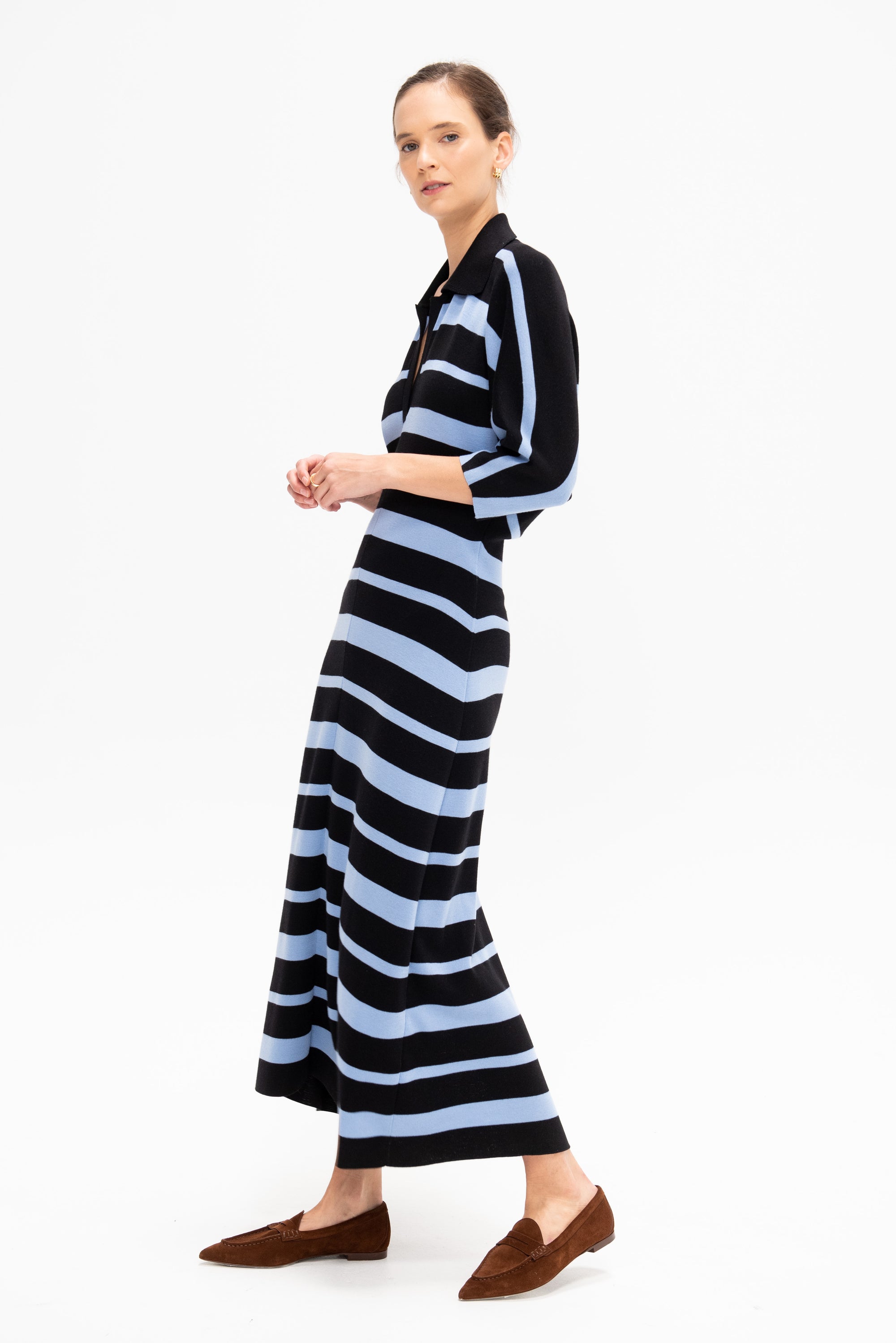 Solana Dress, Black Multi