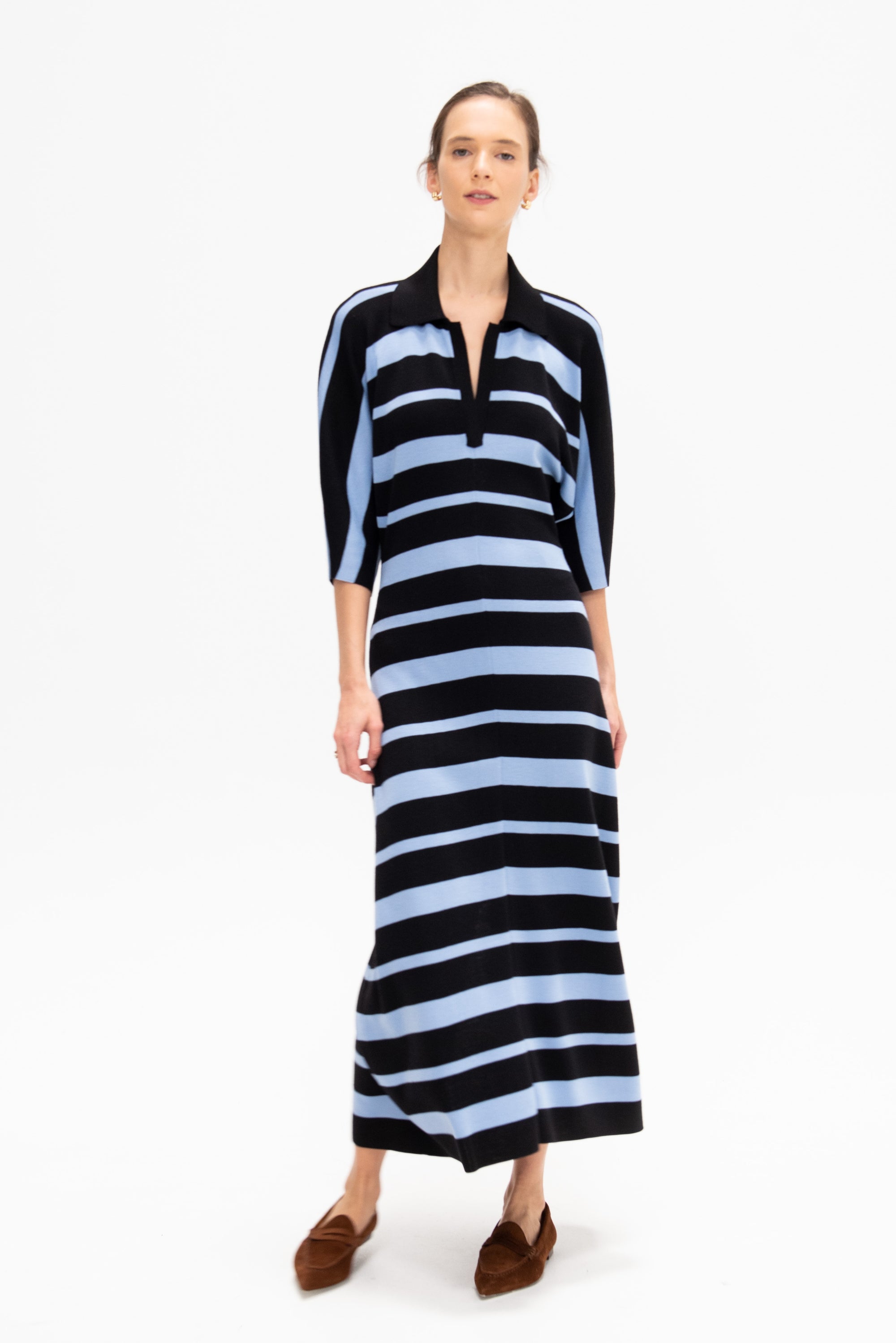 Solana Dress, Black Multi