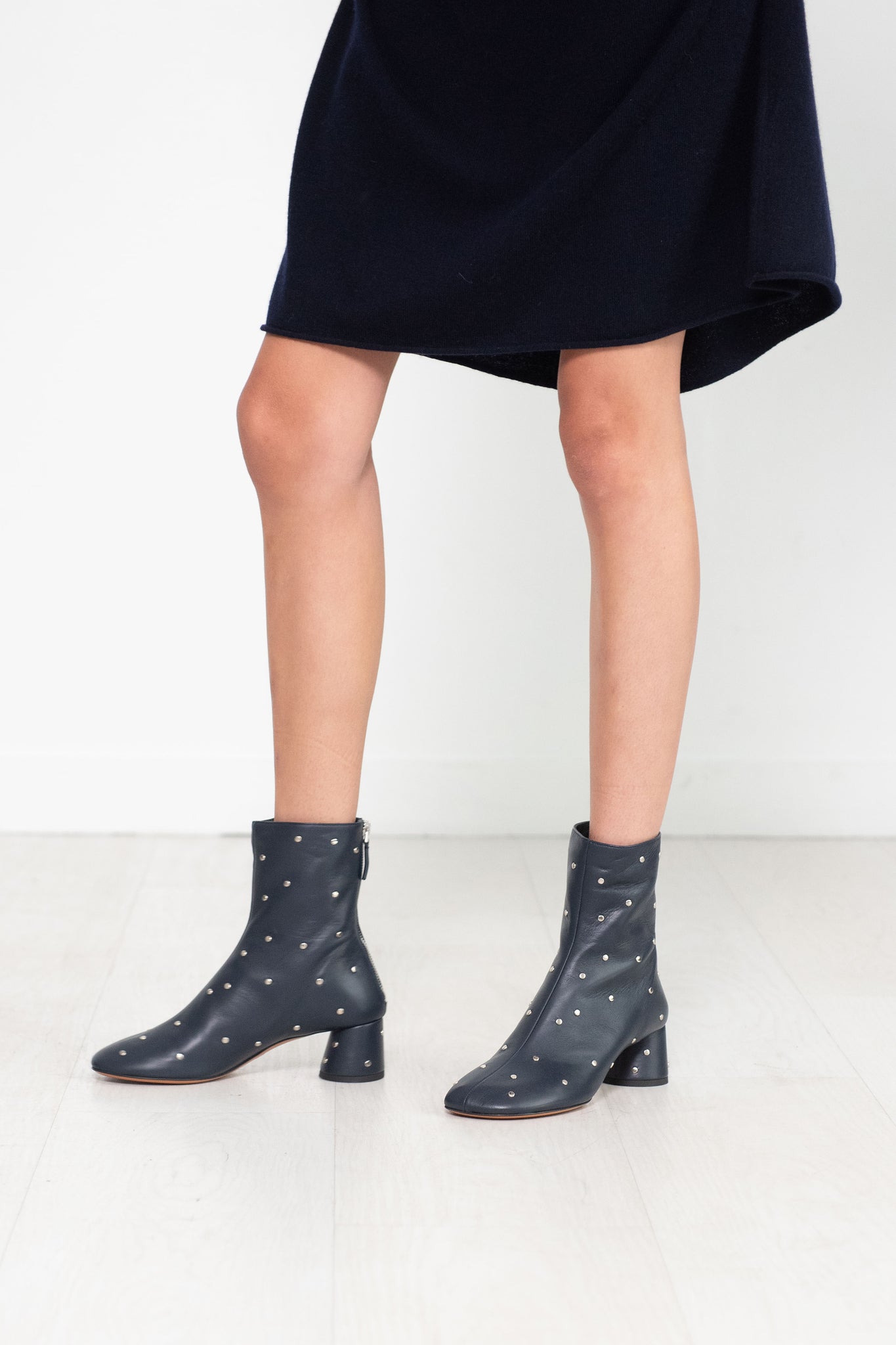 proenza schouler - Studded Glove Boots, Navy