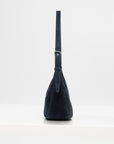 Slide Bag Soft Suede, Dark Navy