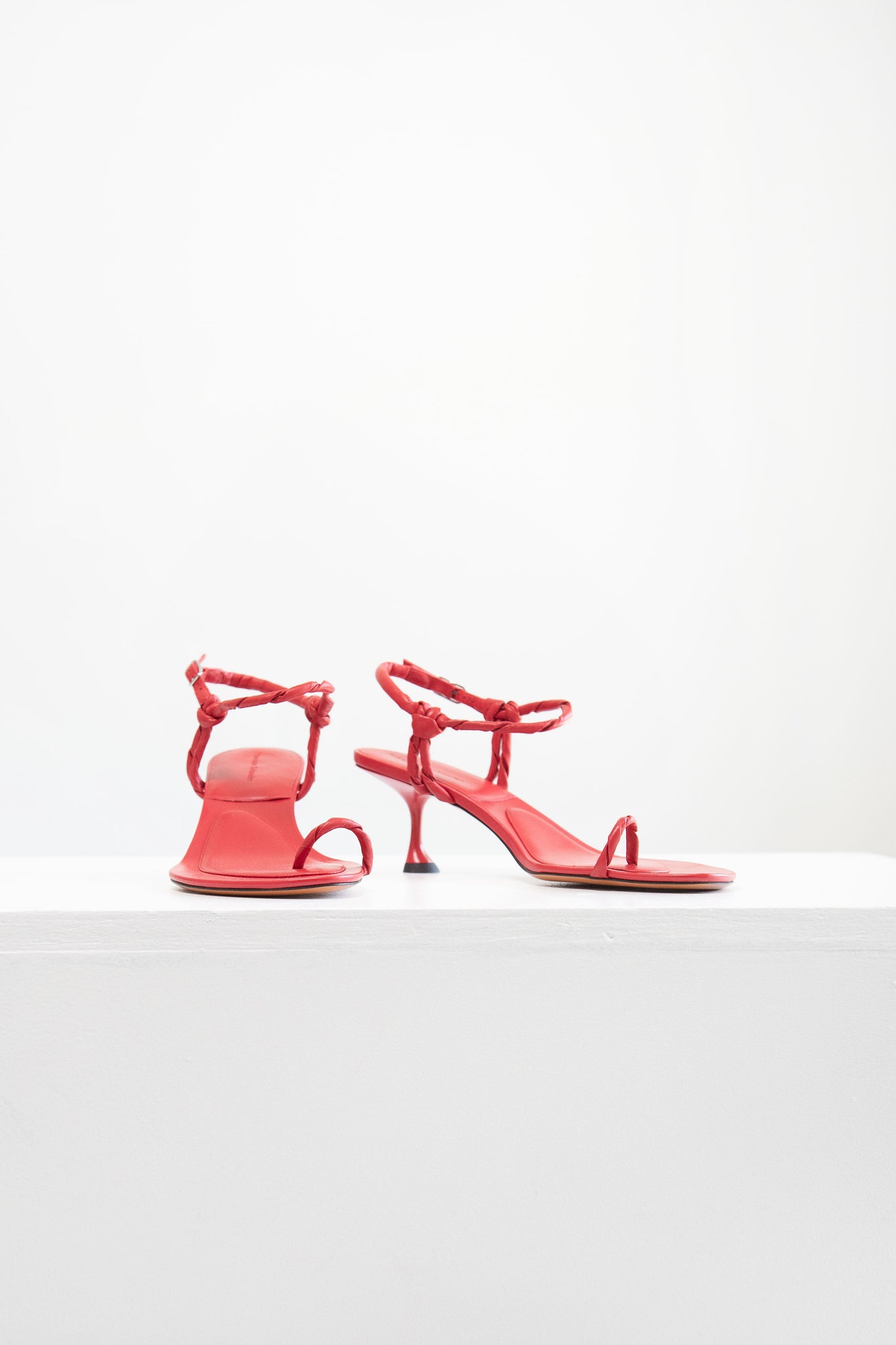 proenza schouler - Tee Toe Ring Sandals, Red