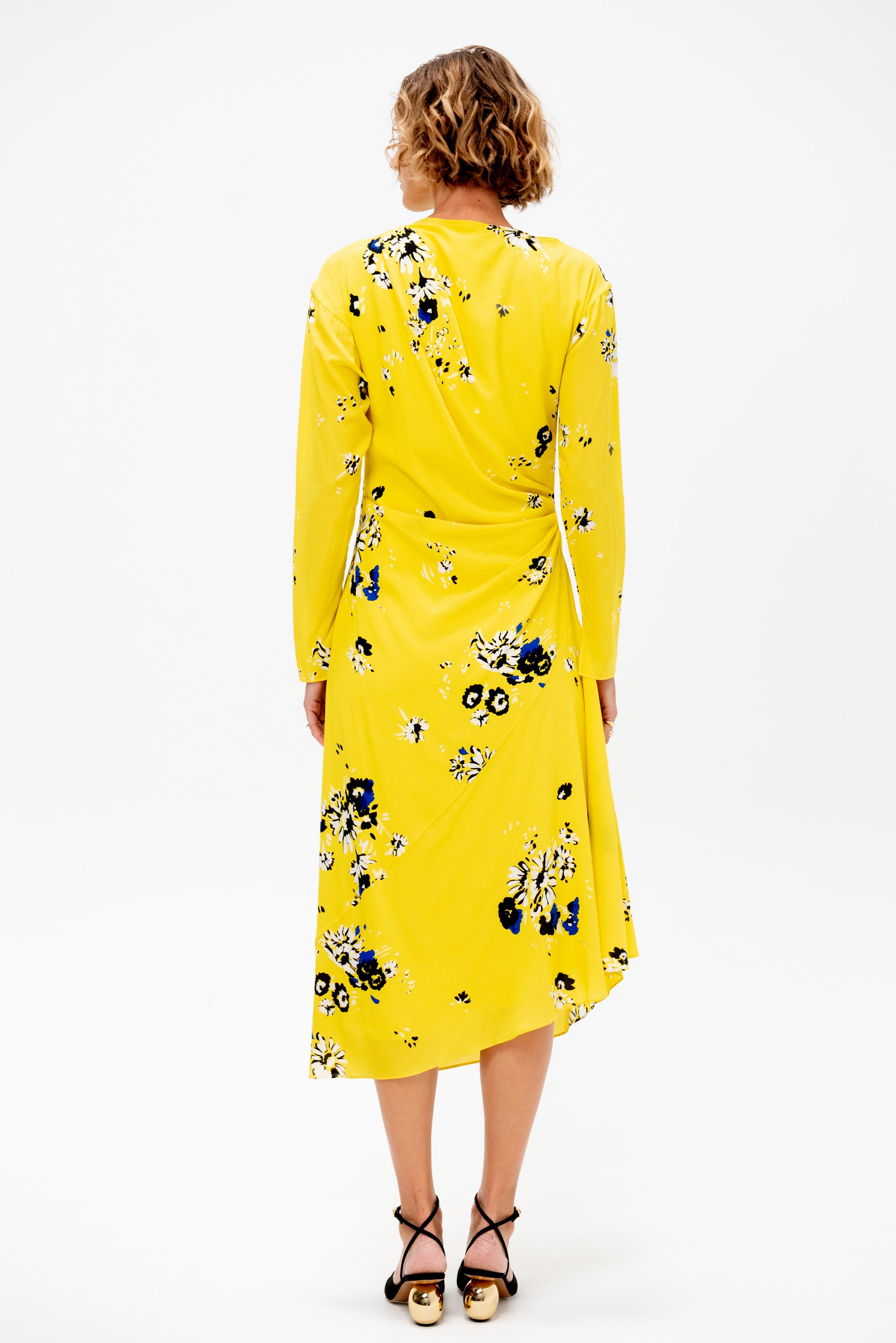 Trudie Dress, Yellow Multi