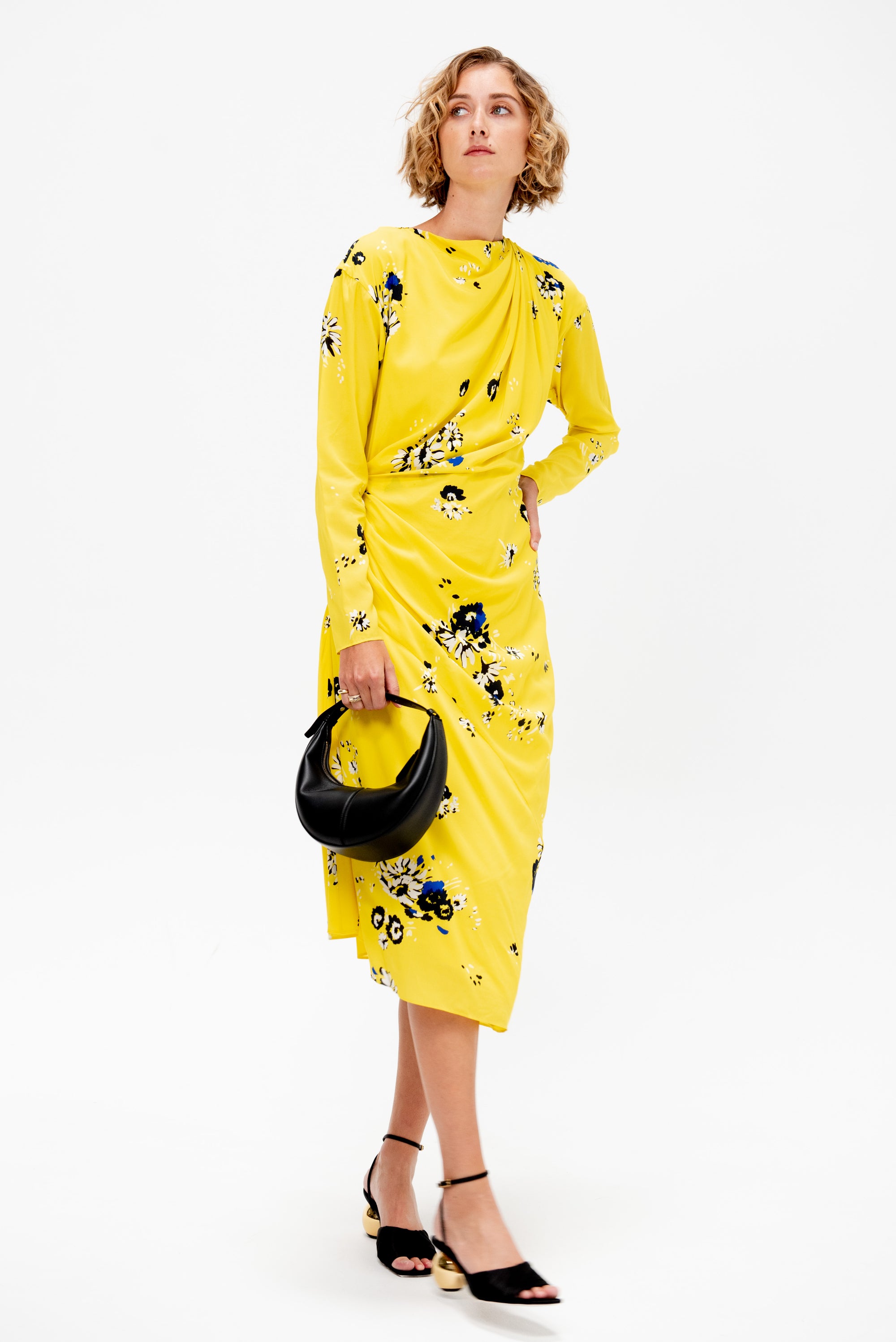 Trudie Dress, Yellow Multi