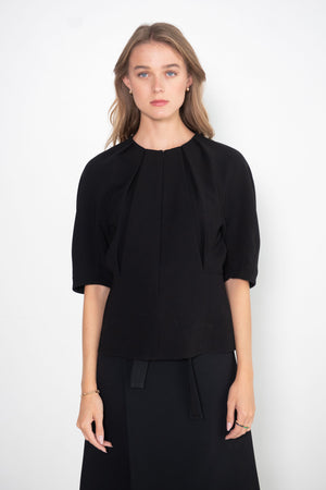 proenza schouler - Matte Viscose Crepe Top, Black