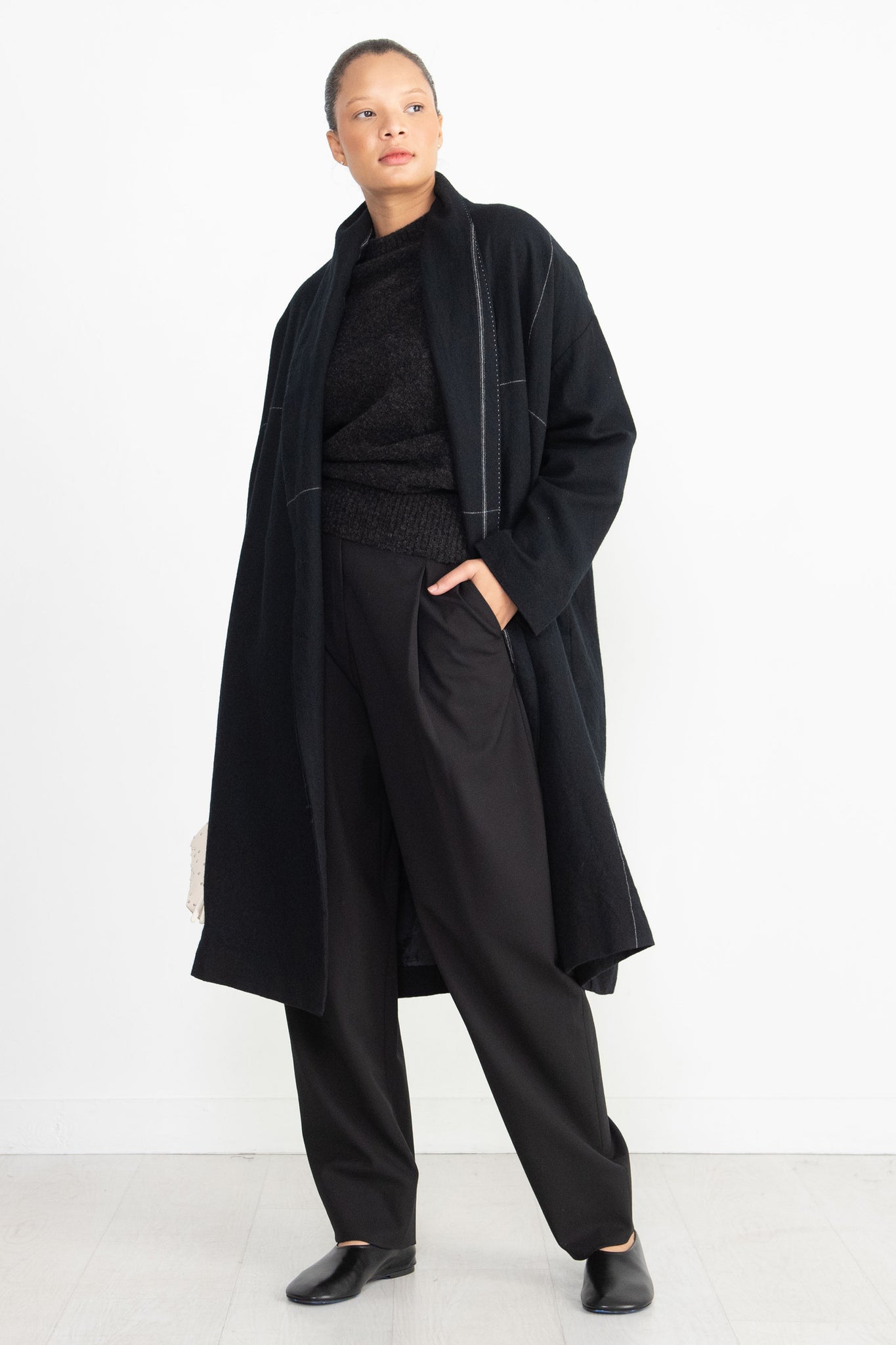 proenza schouler - Viscose Wool Sweater, Charcoal