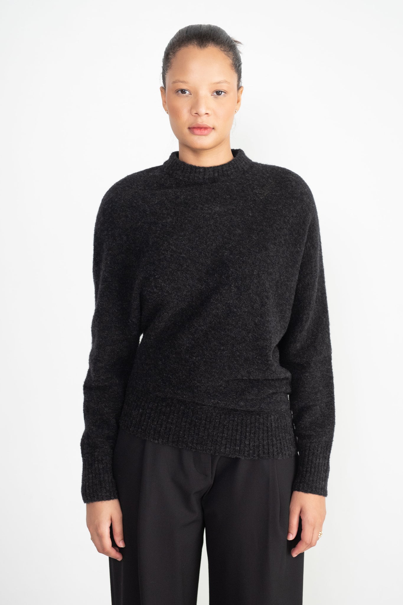 proenza schouler - Viscose Wool Sweater, Charcoal
