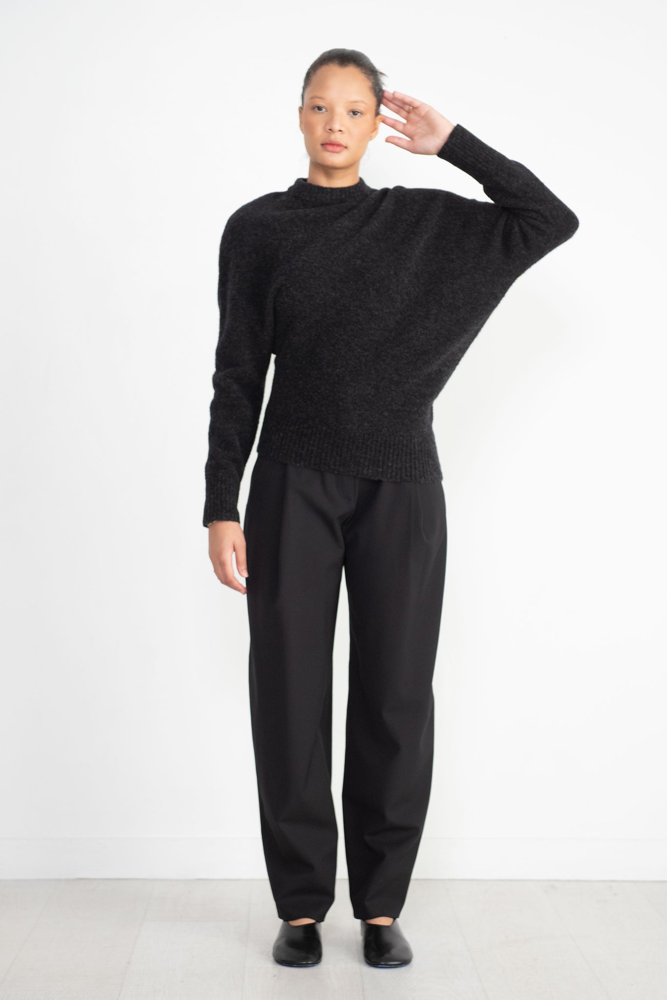 proenza schouler - Viscose Wool Sweater, Charcoal