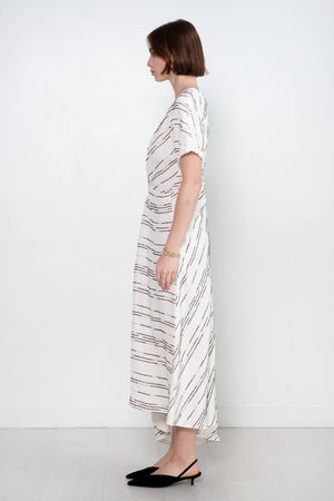 proenza schouler - Vivienne Asymmetrical Dress, White Multi