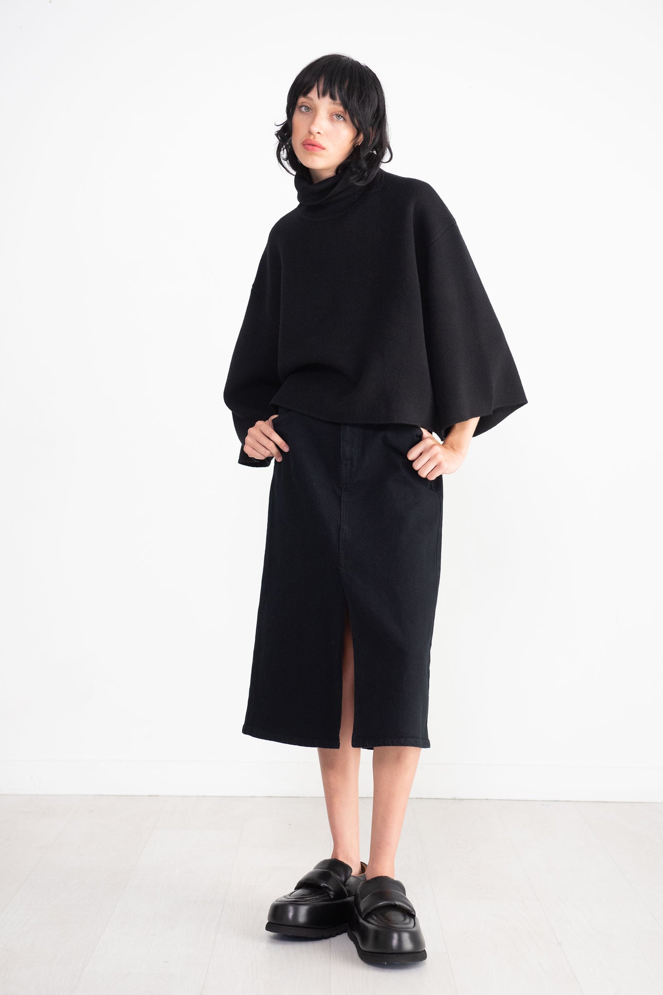 Proenza Schouler White Label - Sloan Skirt, Black