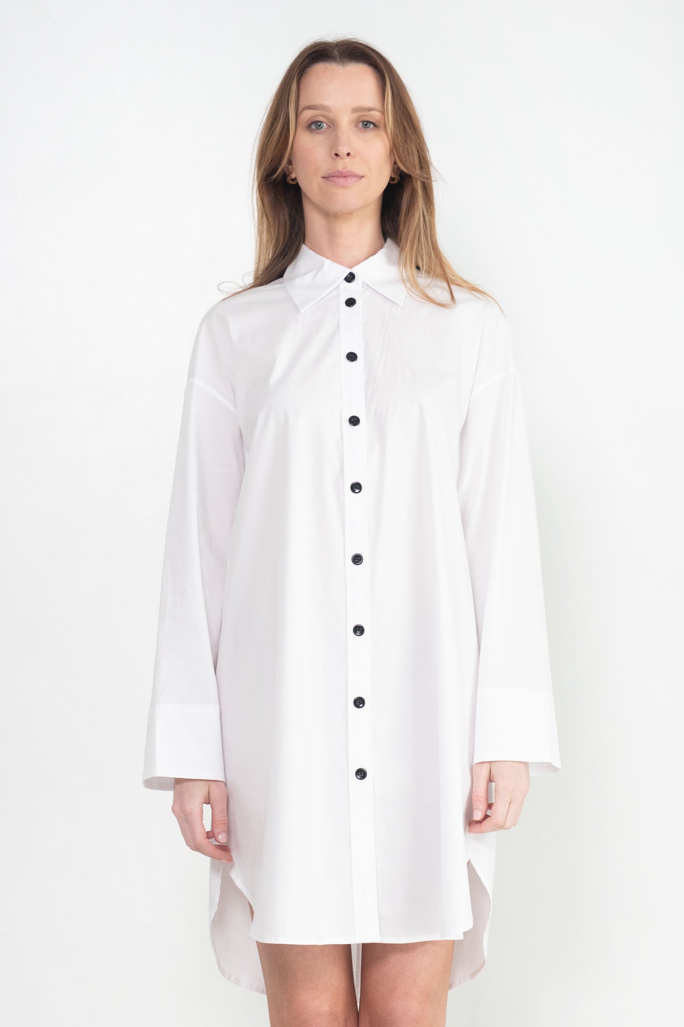 Proenza Schouler White Label - Soft Poplin Button Down Dress, Off White