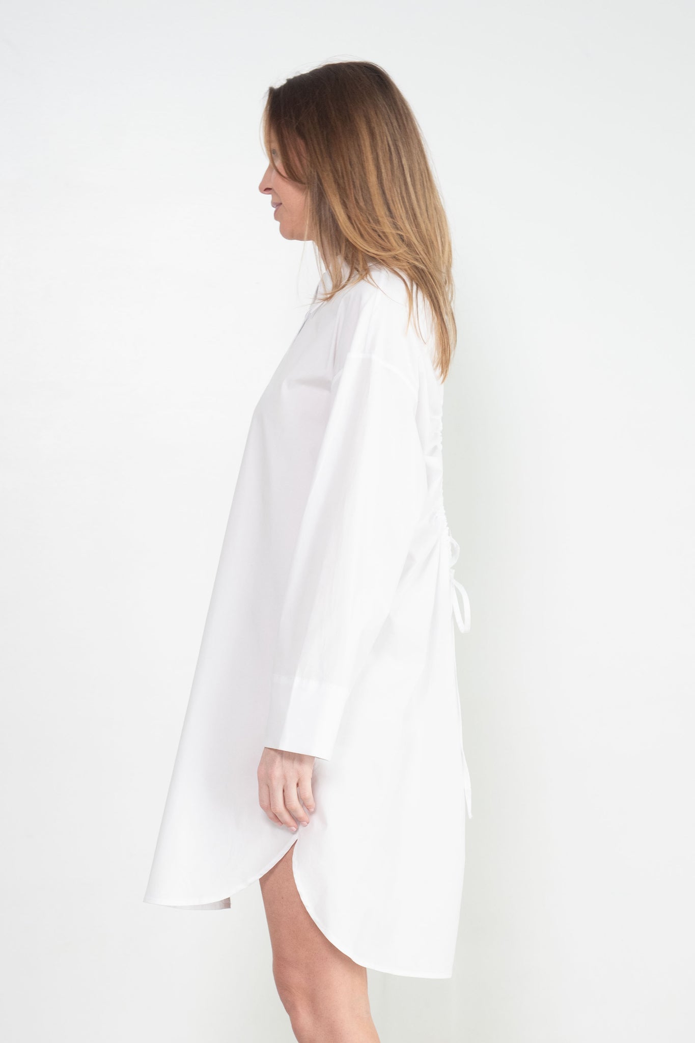 Proenza Schouler White Label - Soft Poplin Button Down Dress, Off White