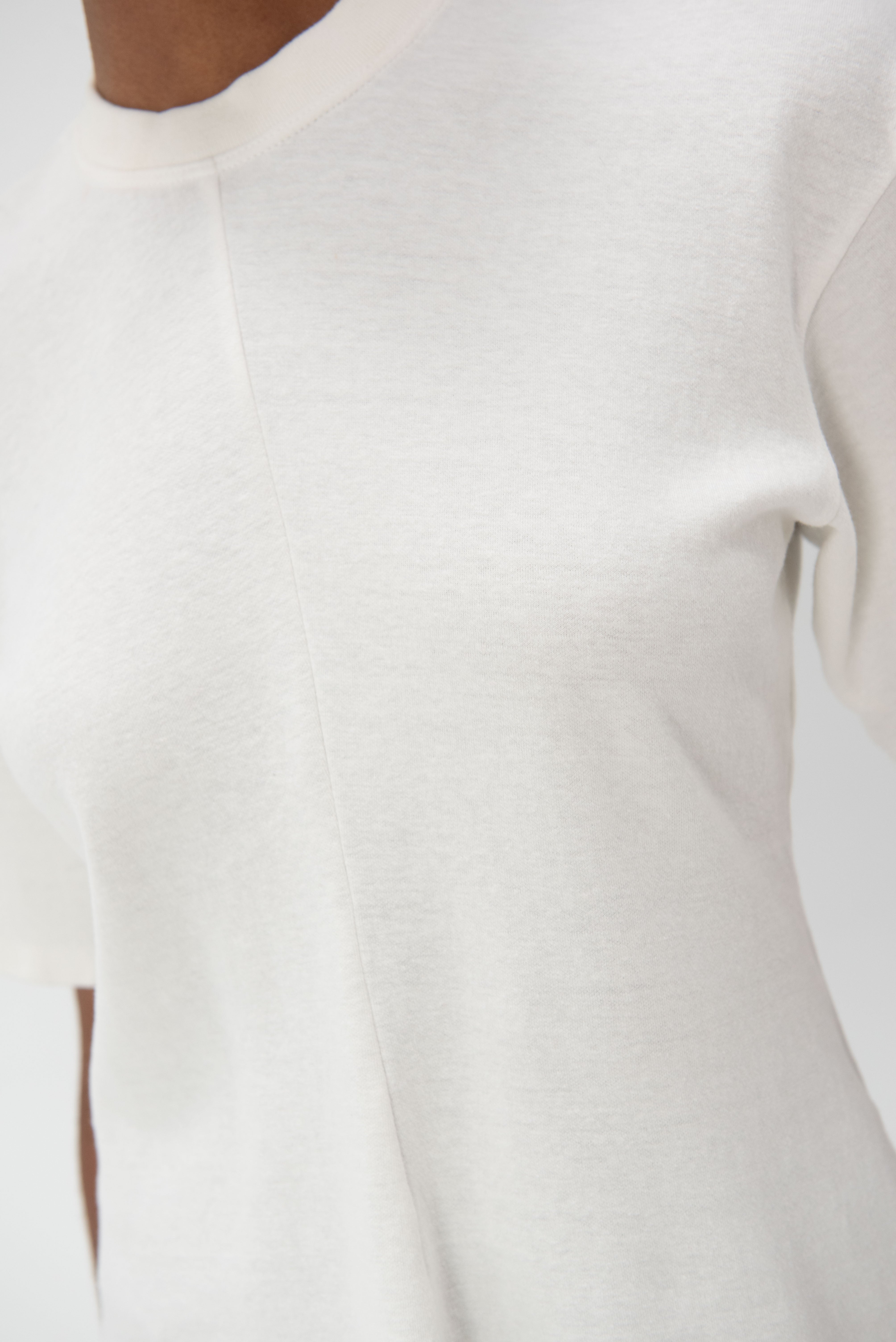 PROENZA SCHOULER ECO COTTON T-SHIRT, WHITE – Kick Pleat