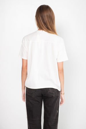 Proenza Schouler White Label - Relaxed Side Tie T-Shirt, Off White