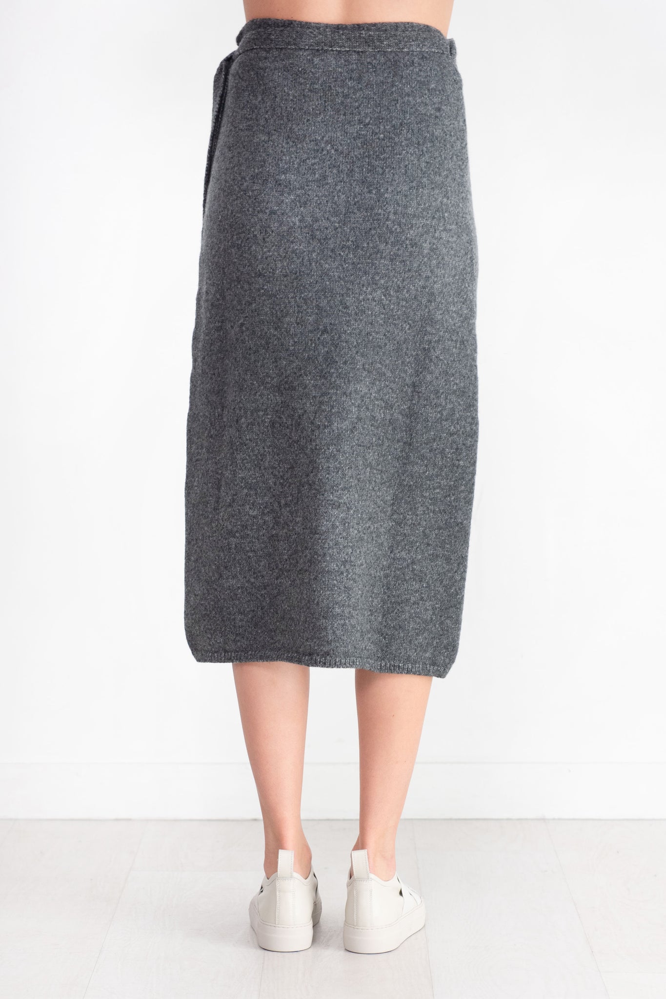 Proenza Schouler White Label - Zadie Wrap Skirt, Grey Melange