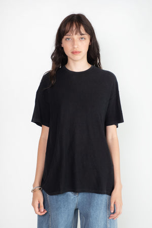 R13 - Boxy Seamless Tee, Acid Black