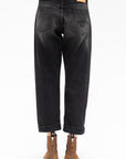 Cuffed X-bf Jean, Black