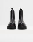 Single Stack Chelsea Boots, Black