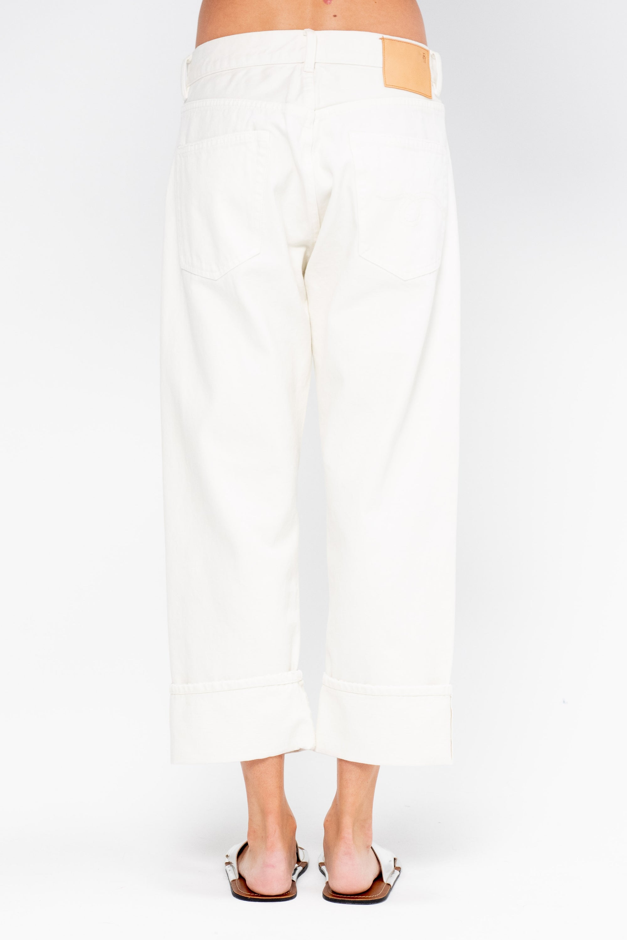 Cuffed X-bf Jean,  White Selvedge