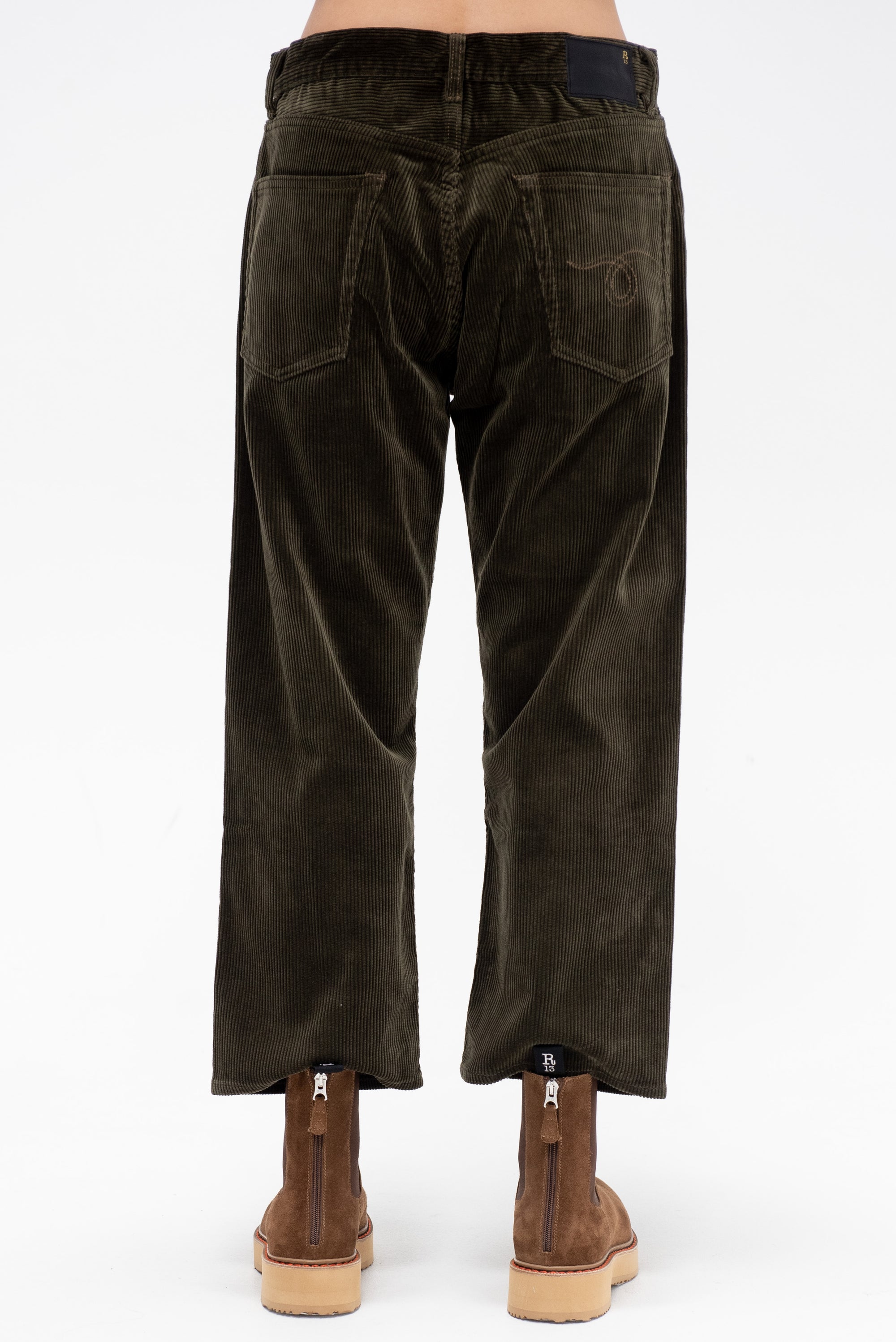 X-Bf Jean, Heavy Olive Cord